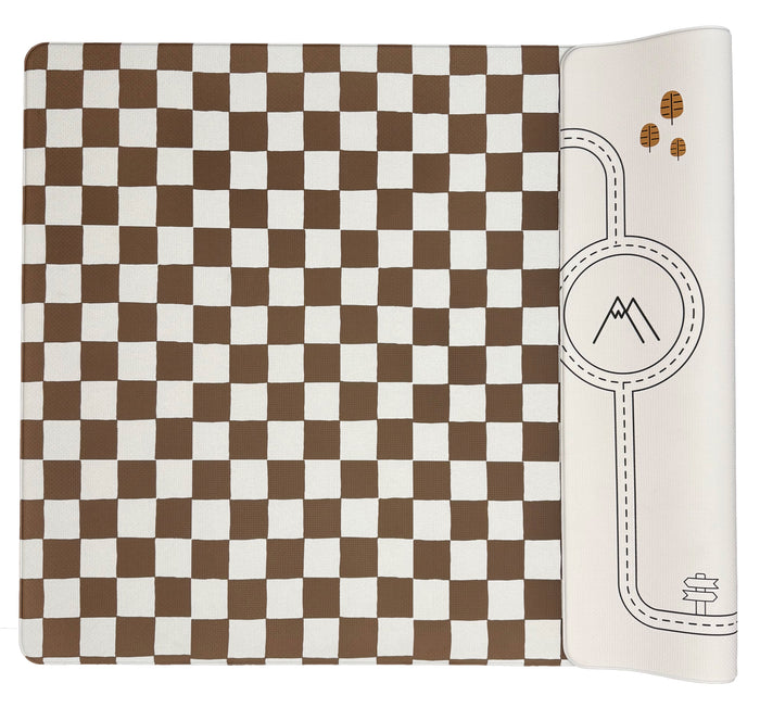 Little Bot Baby Play Mat (Ofie mat, Toffee Checkerboard + Road Nordic)